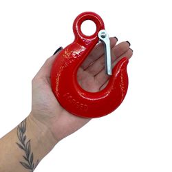 Gancho de Aço Com Olhal e Trava 2000kg 7/16'' (5,0004) - Nord 