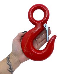 Gancho de Aço Com Olhal e Trava 3000kg 1/2'' (5,0005) - Nord 