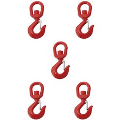 Kit Gancho Olhal Giratório 0,75kg Com Trava Grau 8 - 7,0001 (Com 5 Unidades) - Nord