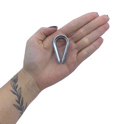 Kit Sapatilha Para Cabo De Aço 3/16'' - 8,0002 (Com 100 Unidades) - Nord 
