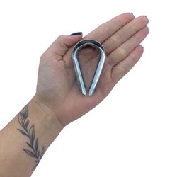 Kit Sapatilha Para Cabo De Aço 1/2'' - 8,0006 (Com 5 Unidades) - Nord 