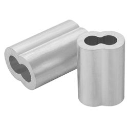 Kit Prensa Para Cabos de Aço 1/8'' - 11,0003 (Com 25 Unidades) - Nord