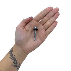Kit Parafuso Autobrocante Cabeça Sextavada Com Arruela 5,5mm X 1.1/2'' - 16,0004 (Com 100 Unidades) - Nord