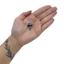  Kit Parafuso Autobrocante Para Costura Cabeça Sextavada Com Arruela 5,5mm x 7/8'' - 17,0001 (Com 100 Unidades) - Nord