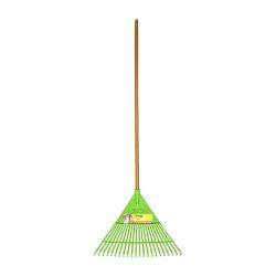 Vassoura Ancinho Plástica 22 Dentes Cabo 120cm FJ 1011 - Trapp