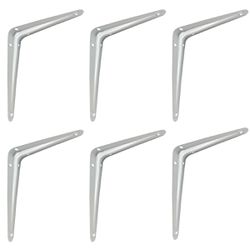 Kit Suporte De Prateleira - Cantoneira - 15 X 20 Cm 47,0002 (Com 6 Unidades) - Nord
