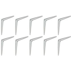 Kit Suporte De Prateleira - Cantoneira - 25 X 30 Cm 47,0004 (Com 10 Unidades) - Nord