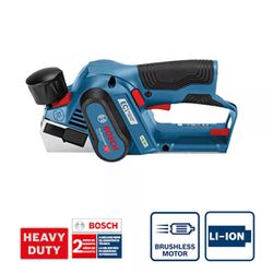 Plaina 12V Sem Fio Com Carregador e 2 Baterias (GHO 12v-20) - Bosch
