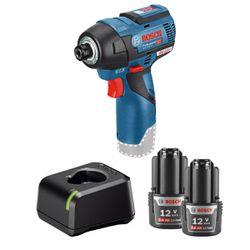 Chave de Impacto 12V Sem Fio Com Carregador e 2 Baterias (GDR 12V-110) - Bosch