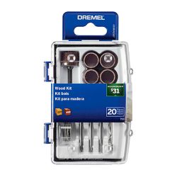 Kit Dremel (3000) 220V + Tubos de Lixa (432) +20 Acessórios (733)