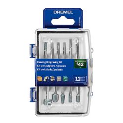 Kit Dremel (3000) + Mandril de Aperto (4486) + 11 Acessórios (729)