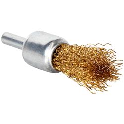 Escova de Aço Latonado tipo Pincel c/ Haste 3/4''x1/4'' (571,0012) - Graff Vintage