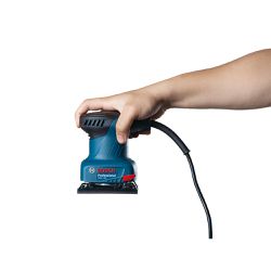 Lixadeira Orbital de Palma Bosch GSS 140 220W com 3 Lixas