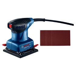 Lixadeira Orbital de Palma Bosch GSS 140 220W com 3 Lixas