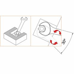 Chave Fixa 1.1/16 x 1.1/8'' (44620/108) - Tramontina Pro