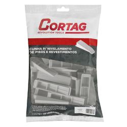 Cunha Para Nivelamento de Pisos Com 50 Unidades ECO (61410) - Cortag
