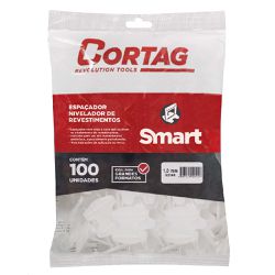 Espaçador Para Nivelador 1,0mm Com 100 Unidades SMART (62105) - Cortag