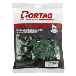 Espaçador Para Nivelador 2,0mm Com 50 Unidades ECO (61338) - Cortag