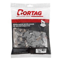 Espaçador Para Nivelador 3,0mm Com 50 Unidades ECO (61695) - Cortag