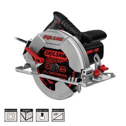 Serra Circular Skil 5402 1400W, com 1 Disco premium 24 dentes e 1 Bolsa 