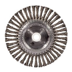 Escova Circular de Aço Trançado 6'' x 1/4'' (319,0026) - Rocast