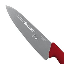 Faca de Carne Para Refile de Mesa Lâmina Triangular Larga 8'' Com Cabo Vermelho (BKR301-8) - Starrett