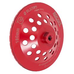 Rebolo Diamantado Tipo Prato Com Rosca M14x180mm (254,0004) - Rocast