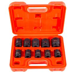 Jogo de Soquete de Impacto Sextavado 1/2'' - 10 á 24mm (435,0151) - Noll