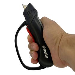 Estilete de Segurança Retrátil Com Proteção 7'' -180mm (701161) - Onsite