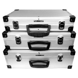 Kit Com 3 Maletas Em Alumínio para Ferramentas (sem Chave) - Ritec