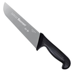 Faca de Carne Para Refile Aéreo Lâmina Reta Larga 10'' Com Cabo Preto (BKB203-10) - Starrett