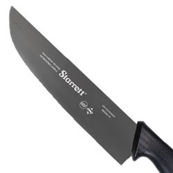 Faca de Carne Para Refile de Mesa Lâmina Reta Larga 10'' Com Cabo Preto (BKB303-10) - Starrett