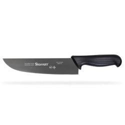 Faca de Carne Para Refile de Mesa Lâmina Reta Larga 10'' Com Cabo Preto (BKB303-10) - Starrett