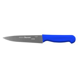 Faca de Carne Para Refile de Mesa Lâmina Triangular Estreita 6'' Com Cabo Azul (BKL302-6) - Starrett