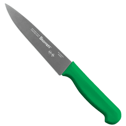 Faca de Carne Para Refile de Mesa Lâmina Triangular Estreita 6'' Com Cabo Verde (BKG302-6) - Starrett