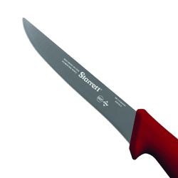 Faca de Desossa Lâmina Reta Larga 6'' Com Cabo Vermelho (BKR103-6) - Starrett