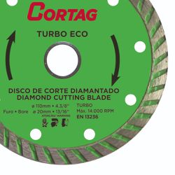 Disco Diamantado Turbo Eco 110mm (60598) - Cortag