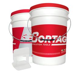 Espaçador Nivelador ST 1,0mm C/ 900 pçs Balde (62700) - Cortag