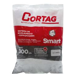 Espaçador Para Nivelador 2,0mm Com 300 Unidades Smart (61981) - Cortag