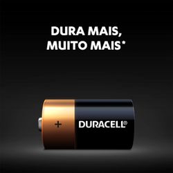 Pilha Alcalina C Média Com 2 Unidades (105922) - Duracell
