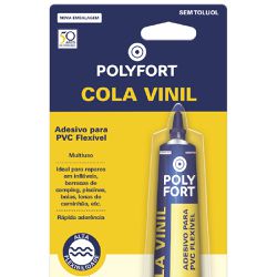 Cola Para Vinil Transparente Com 17g (AB001) - Pulvitec