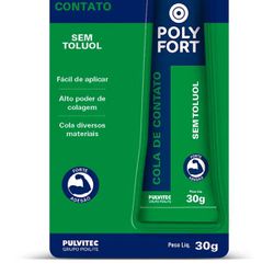 Cola de Contato Sem Toluol Com 30g (TA013) - Pulvitec