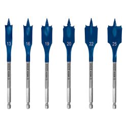 Jogo com 6 brocas Bosch EXPERT Self Cut Speed 13-25mm x 152mm