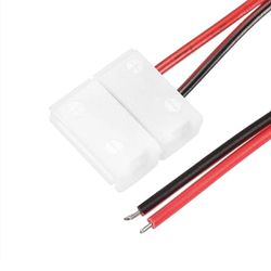 Emenda Branca Para Fita de Led Com Rabicho (528,0007) - Noll LED
