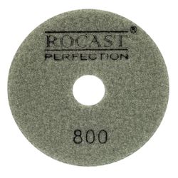Kit Disco Diamantado Para Polir 4'' GR. 800 Com 10 Unidades (545,0005) - Rocast
