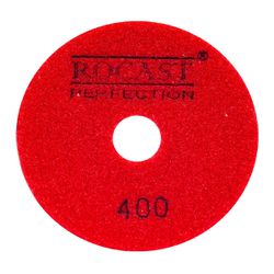 Kit Disco Diamantado Para Polir 4'' GR. 400 Com 10 Unidades (545,0004) - Rocast