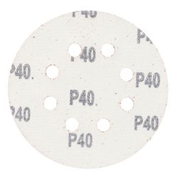 Kit Disco de Lixa Com Velcro 5'' GR. 40 Com 10 Unidades (243,0019) - Rocast