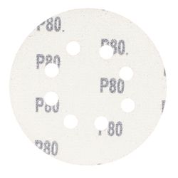 Kit Disco de Lixa Com Velcro 5'' GR. 80 Com 10 Unidades (243,0021) - Rocast