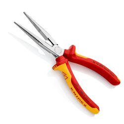 Alicate Bico Chato Longo Isolado 8'' - 1000V (26 16 200) - Knipex