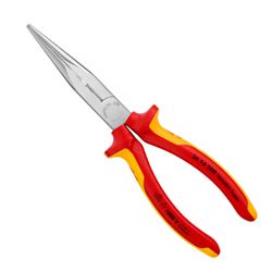 Alicate Bico Chato Longo Isolado 8'' - 1000V (26 16 200) - Knipex